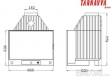 Ugniakuras TarnaVva Unica Round 18 kw