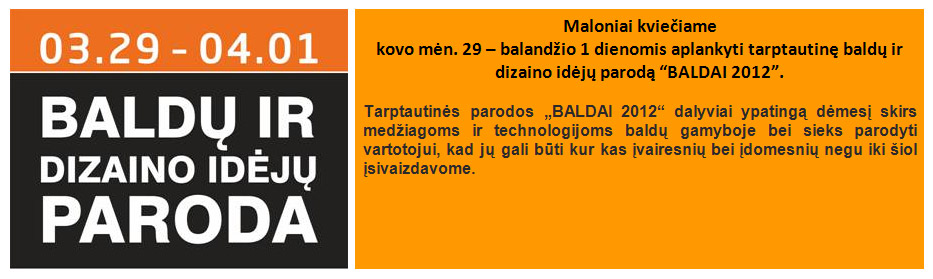 Litexpo BALDAI 2012